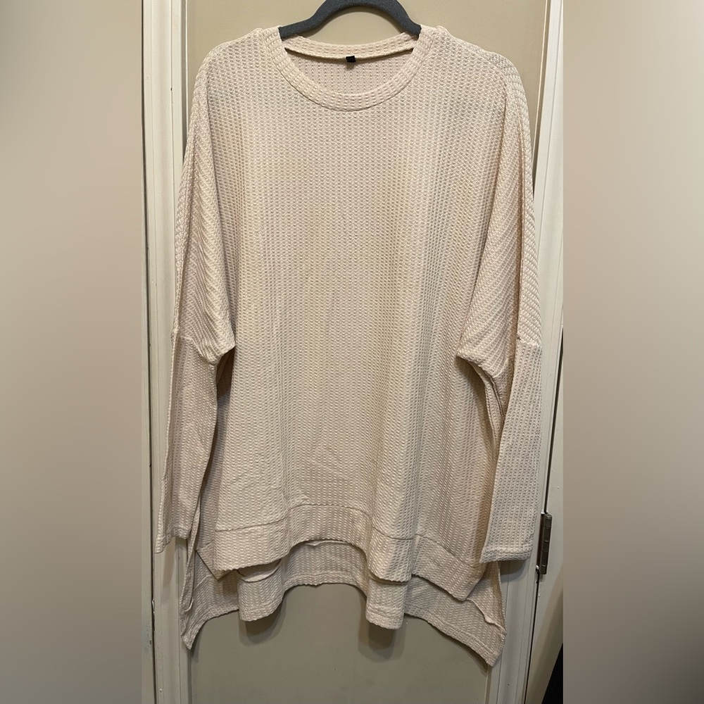 Brand new Waffle knit blouse new in package XL